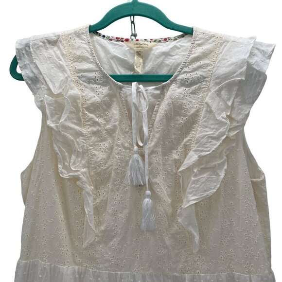 Matilda Jane Sleeveless Ivory Dress Women's Size XL - Picture 2 of 7